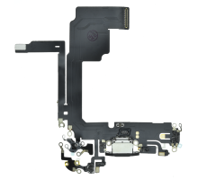 Шлейф iPhone 15 Pro з роз'ємом зарядки black titanium PLS-00-00112845