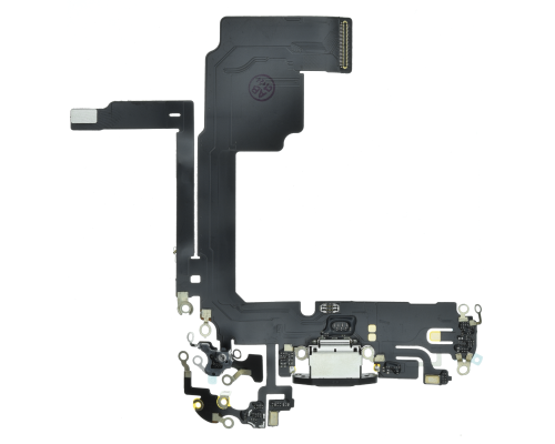 Шлейф iPhone 15 Pro з роз'ємом зарядки black titanium PLS-00-00112845