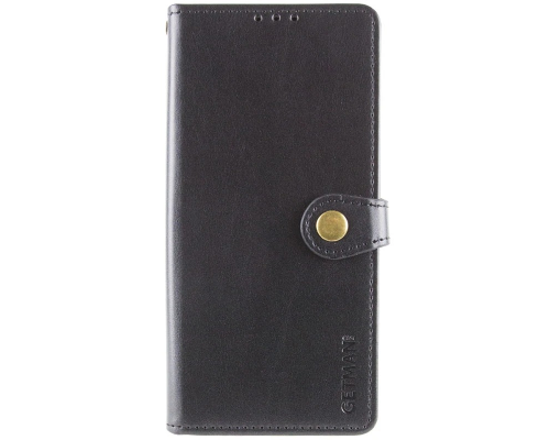Чохол-книжка Leather GETMAN with card holder Xiaomi Redmi Note 14 5G black PLS-00-00148410