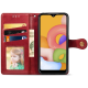 Чохол-книжка Leather GETMAN with card holder Samsung A107 Galaxy A10s red PLS-00-00148238