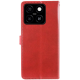 Чохол-книжка Leather GETMAN with card holder ZTE Blade A55 4G red PLS-00-00148430