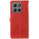 Чохол-книжка Leather GETMAN with card holder Motorola Moto G15 red PLS-00-00148158
