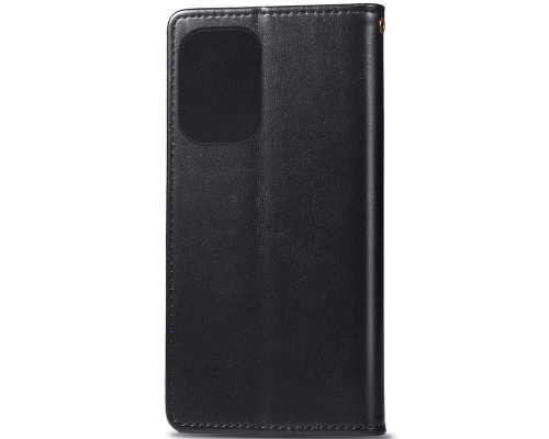 Чохол-книжка Leather GETMAN with card holder Motorola Moto G85 black PLS-00-00148166
