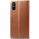 Чохол-книжка Leather GETMAN with card holder Xiaomi Redmi 9A brown PLS-00-00148292
