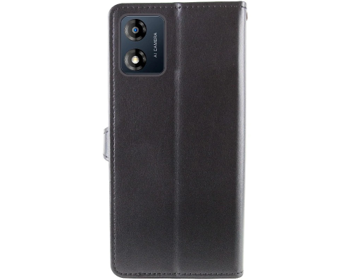 Чохол-книжка Leather GETMAN with card holder Motorola Moto E13 black PLS-00-00148153