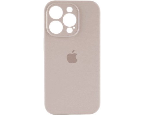Чохол Silicone Case Full Camera Protective iPhone 15 Pro Max antique white PLS-00-00111567