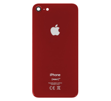 Задня кришка iPhone 8 зі склом камери red (Original China) PLS-00-00046584