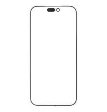 Скло дисплея iPhone 17 Pro Max з OCA black (OEM) PLS-00-00166191