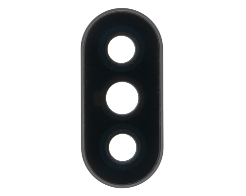 Скло камери Xiaomi Redmi Note 6 Pro з рамкою black PLS-00-00053179