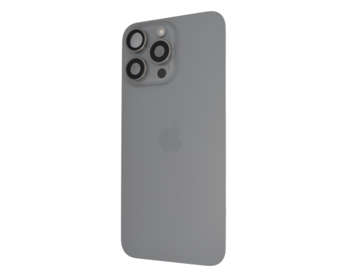 Задня кришка iPhone 15 Pro Max зі склом камери gray (Original) PLS-00-00133068