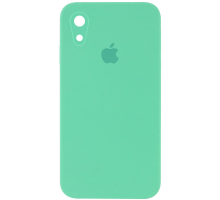 Чохол Silicone Case Квадратні Борти Full Camera iPhone XR spearmint PLS-00-00104664