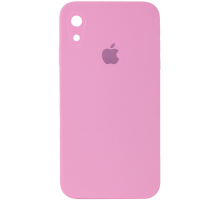 Чохол Silicone Case Квадратні Борти Full Camera iPhone XR light pink PLS-00-00104658