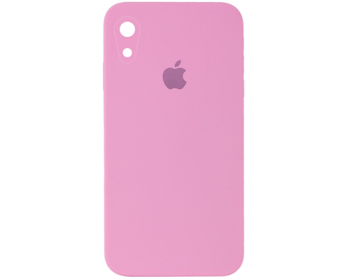 Чохол Silicone Case Квадратні Борти Full Camera iPhone XR light pink PLS-00-00104658