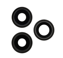 Скло камери Apple iPhone 12 Pro Max з рамкою black (Original) PLS-00-00068104