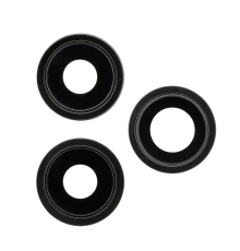 Скло камери Apple iPhone 12 Pro Max з рамкою black (Original) PLS-00-00068104