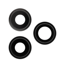 Скло камери Apple iPhone 12 Pro з рамкою black (Original) PLS-00-00059065