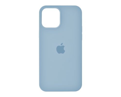 Чохол Silicone Case Full з MagSafe та Анімацією iPhone 15 Pro Max light blue PLS-00-00122498