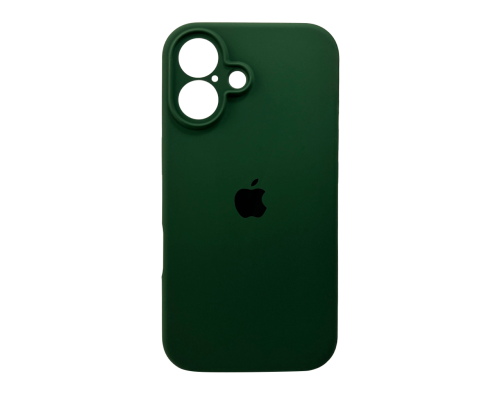 Чохол Silicone Case Full Camera Protective для iPhone 16 atrovirens PLS-00-00130769