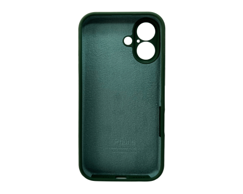 Чохол Silicone Case Full Camera Protective для iPhone 16 atrovirens PLS-00-00130769