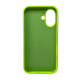 Чохол Silicone Case Full Protective для iPhone 16 neon green PLS-00-00130524