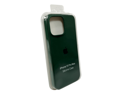 Чохол Silicone Case Full Protective для iPhone 16 Pro Max atrovirens PLS-00-00130734