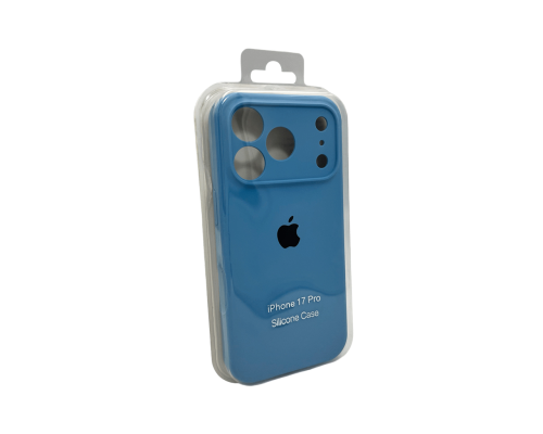Чохол Silicone Case Full Camera Protective для iPhone 17 Pro cornflower PLS-00-00155269