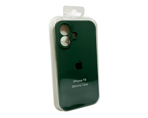 Чохол Silicone Case Full Camera Protective для iPhone 16 atrovirens PLS-00-00130769