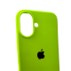 Чохол Silicone Case Full Protective для iPhone 16 neon green PLS-00-00130524