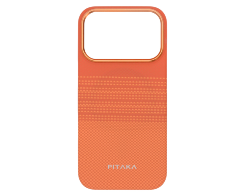 Чохол Pitaka Ultra Slim with Magnetic для iPhone 17 Pro sunset orange (OEM) PLS-00-00162096
