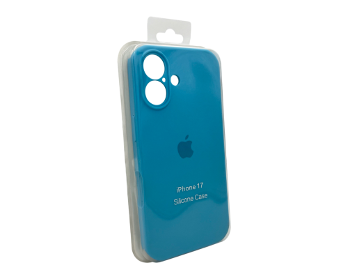 Чохол Silicone Case Full Camera Protective для iPhone 17 light blue PLS-00-00150746