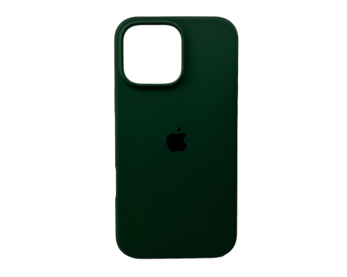 Чохол Silicone Case Full Protective для iPhone 16 Pro Max atrovirens PLS-00-00130734