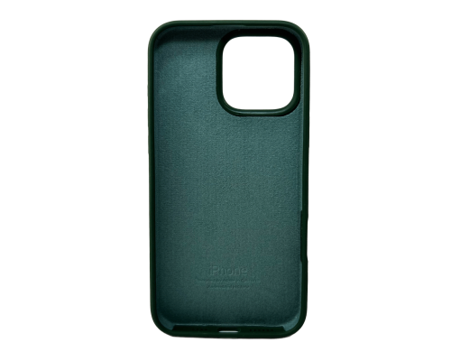 Чохол Silicone Case Full Protective для iPhone 16 Pro Max atrovirens PLS-00-00130734