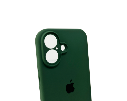 Чохол Silicone Case Full Camera Protective для iPhone 16 atrovirens PLS-00-00130769