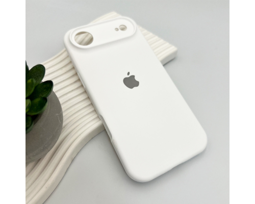 Чохол Silicone Case Full Camera Protective для iPhone 17 Air white PLS-00-00159829