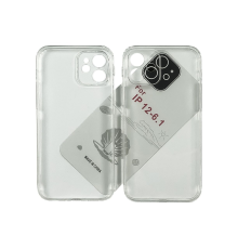 Чохол Silicone KST iPhone 12 clear PLS-00-00098859