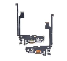 Шлейф iPhone 12 Pro Max з роз'ємом зарядки gold (Original China) PLS-00-00062772
