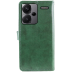 Чохол-книжка Leather GETMAN with card holder Xiaomi Redmi Note 13 Pro Plus green PLS-00-00129083