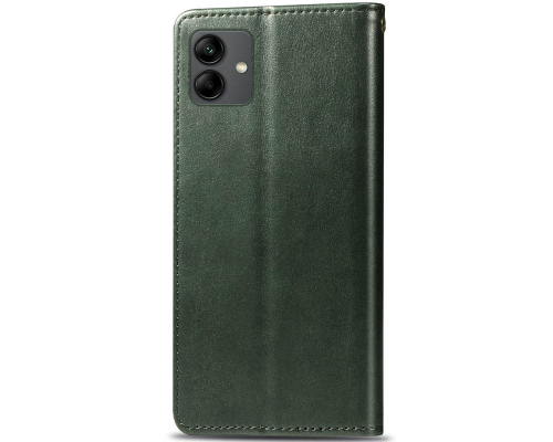 Чохол-книжка Leather GETMAN with card holder Samsung A055 Galaxy A05 green PLS-00-00128824
