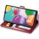 Чохол-книжка Leather GETMAN with card holder Xiaomi Redmi 9 red PLS-00-00128994
