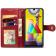 Чохол-книжка Leather GETMAN with card holder Xiaomi Redmi 9 red PLS-00-00128994