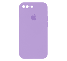 Чохол Silicone Case Квадратні Борти Full Camera iPhone 7 Plus light purple PLS-00-00111015