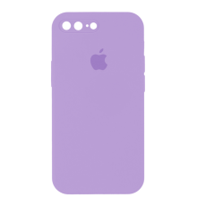 Чохол Silicone Case Квадратні Борти Full Camera iPhone 7 Plus light purple PLS-00-00111015