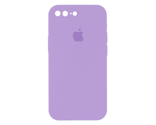Чохол Silicone Case Квадратні Борти Full Camera iPhone 7 Plus light purple PLS-00-00111015