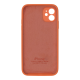 Чохол Silicone Case Квадратні Борти Full Camera iPhone 11 orange PLS-00-00123147