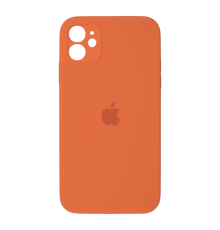 Чохол Silicone Case Квадратні Борти Full Camera iPhone 11 orange PLS-00-00123147