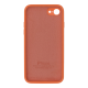 Чохол Silicone Case Квадратні Борти Full Camera iPhone 7 orange PLS-00-00123113