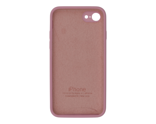 Чохол Silicone Case Квадратні Борти Full Camera iPhone 7 light pink PLS-00-00112499