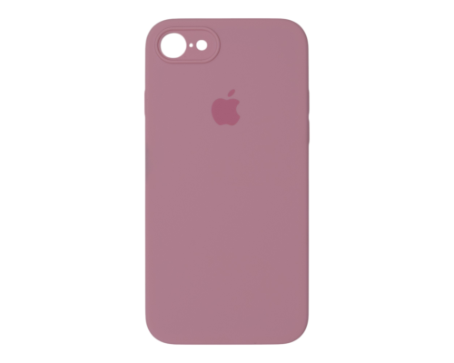 Чохол Silicone Case Квадратні Борти Full Camera iPhone 7 light pink PLS-00-00112499