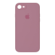 Чохол Silicone Case Квадратні Борти Full Camera iPhone 7 light pink PLS-00-00112499