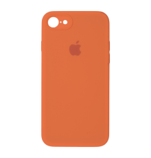 Чохол Silicone Case Квадратні Борти Full Camera iPhone 7 orange PLS-00-00123113
